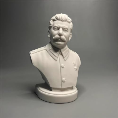 Womeet Stalin Statue Kopf Joseph Stalin Büste Statue Gipsfigur Mythologie Skulptur für Wohnzimmer Home Regal Dekor, moderne Heimdekoration und Sammlung Skizze Praxis DIY Kunst von Womeet