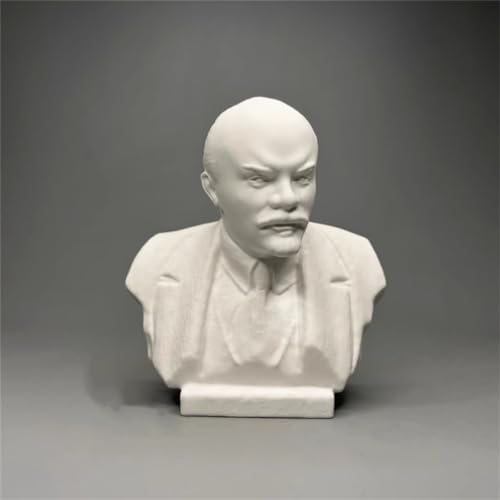 Womeet Lenin Statue Lenin Büste Sammlung griechischer Philosoph Kopf Figur Gipsfigur Skulptur für Wohnzimmer Home Regal Dekor, moderne Heimdekoration Skizze Praxis DIY Kunstmodell von Womeet