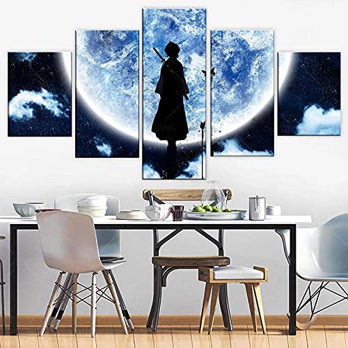 Toaueng Poster & Kunstdrucke 5 Stück Leinwandmoon Butterfly Bleach Anime 150×80Cm Kein Rahmen 5 Leinwand Kunst Wandkunst Fünf Teile Tafelmalerei Wandbild Hd Poster Modernes Modulares Bild Toaueng Poster & Kunstdrucke 5 Stück Leinwandmoon Butterfly Bleach Anime 150×80Cm Kein Rahmen 5 Leinwand Kunst Wandkunst Fünf Teile Tafelmalerei Wandbild Hd Poster Modernes Modulares Bild von Wondbeau