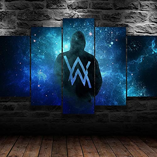 WondbeauPoster And Kunstdrucke Kein Rahmen 150×80Cm Alan Walker Dj Typografie Logo Aw 5 Stück Leinwand Wand Kunstdruck Wohnkultur Hd Bilder 5 Panel Poster Gemälde Wohnzimmer WondbeauPoster And Kunstdrucke Kein Rahmen 150×80Cm Alan Walker Dj Typografie Logo Aw 5 Stück Leinwand Wand Kunstdruck Wohnkultur Hd Bilder 5 Panel Poster Gemälde Wohnzimmer von Wondbeau