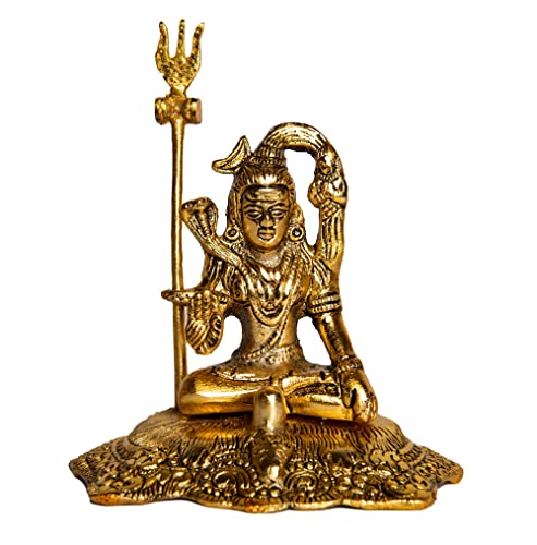 Wonder Care_Shiva Statue Figuren Home Decor/Das triadische Herz von Shiva Pariwar mit Shiv Ling/Meet My Hindu-Götter/Mini-Hindu-Statuen/Shiva Lingam/Lord Shiva Auto/Skulptur Dekor von Wonder Care