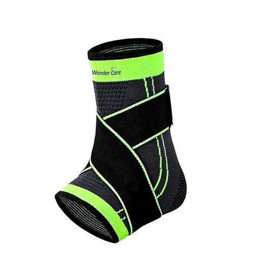 Wonder Care Ankle Brace Compression Sleeve Support for Women & Men Ankle Wrap with Ankle Strap for Running Youth ankle brace for sports Ankle Fasciitis Achilles Tendon brace for plantar fasciitis_S Wonder Care Ankle Brace Compression Sleeve Support for Women & Men Ankle Wrap with Ankle Strap for Running Youth ankle brace for sports Ankle Fasciitis Achilles Tendon brace for plantar fasciitis_S von Wonder Care