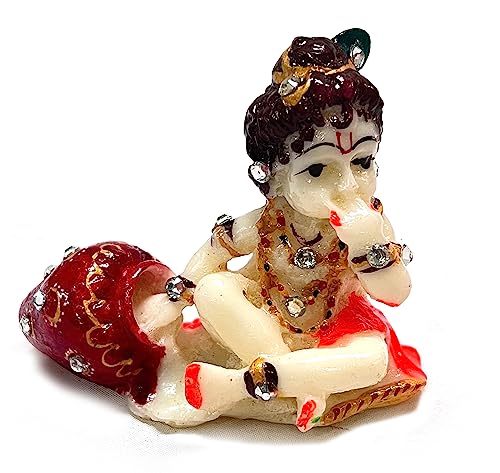 Wonder Care Marmor Laddu Gopal Little Krishna Statue für Janmashtami Hindu Gott der Liebe und göttliche Freude Kanha Baby Krishna Idol Murti Wonder Care Marmor Laddu Gopal Little Krishna Statue für Janmashtami Hindu Gott der Liebe und göttliche Freude Kanha Baby Krishna Idol Murti von Wonder Care
