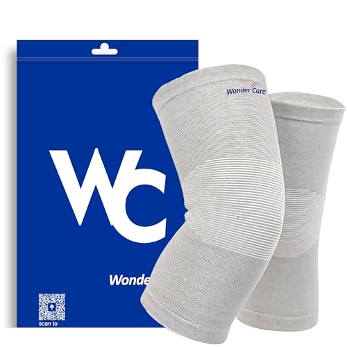 Wonder Care Schwarze Bambus-Kniebandagen für Herren/Frauen, Kniestütze für Laufen, Fitnessstudio, Badminton, Sport, Kompressions-Kniebandage, perfekte Kniebandage bei Knieschmerzen und verbessertem Wonder Care Schwarze Bambus-Kniebandagen für Herren/Frauen, Kniestütze für Laufen, Fitnessstudio, Badminton, Sport, Kompressions-Kniebandage, perfekte Kniebandage bei Knieschmerzen und verbessertem von Wonder Care