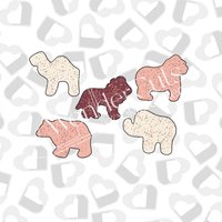 Frosted Animal Cookie-Mini-Set Mit 5 Ausstechern-Valentinstag von WonderCutsCutters