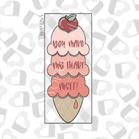 stacking Ice Cream - 4Er Set Ausstechformen Zum Valentinstag von WonderCutsCutters