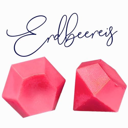 WonderWax Diamant 10er Set Erdbeereis Wachsmelt Duftwachs Raumduft für Duftlampen Soja Wachs Melts Duftmelt Aroma Wellnes Kerzen Wärmer Wax Tarts von WonderWax