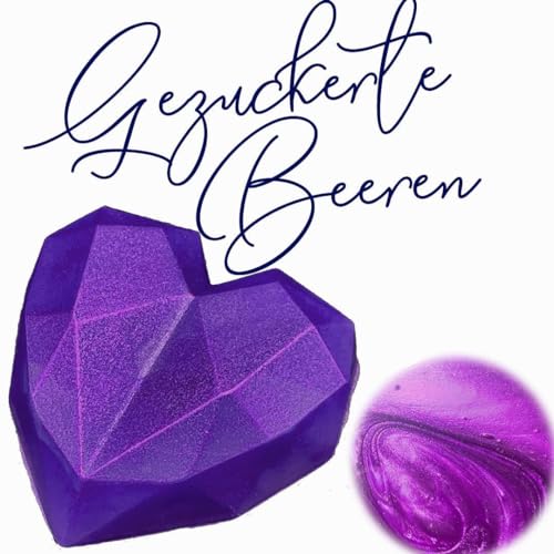 WonderWax Diamant Herz Set Größe M Gezuckerte Beeren Wachsmelt Duftwachs Raumduft für Duftlampen Soja Wachs Melts Duftmelt Aroma Wellnes Kerzen Wärmer Wax Tarts von WonderWax