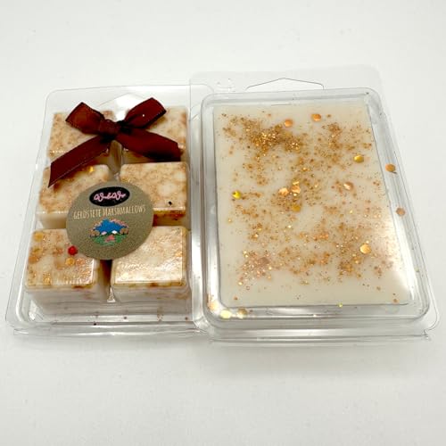 WonderWax | Duftwachs Wax Melts 6 Duftwachswürfel | 100% Sojawachs Raumduft | Geschenk Set Raumdüfte | Hochzeiten,Geburtstag,Valentinstag,Weihnachten | Duftlampen Geröstete Marshmallows von WonderWax