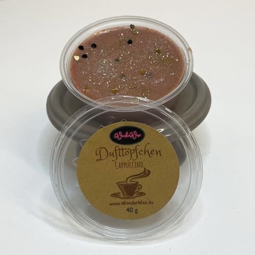 WonderWax Standard Duft Töpfchen | Cappuccino | Duftwachs Raumduft für Duftlampen | Duftkessel aus Soja Wachs |Wax Melts | Aroma Duftmelt | Tart von WonderWax