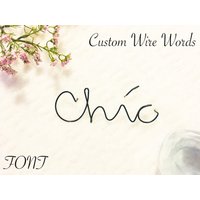 Chic-Schrift | Wire Words Wort Zeichen Personalisierte Wandkunst Drahtwand Benutzerdefiniertes Angebot Regal Dekor Draht Name Chic-Schrift | Wire Words Wort Zeichen Personalisierte Wandkunst Drahtwand Benutzerdefiniertes Angebot Regal Dekor Draht Name von WonderWireDesign