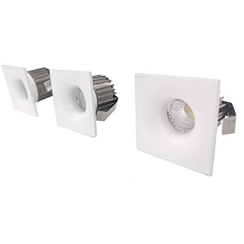 Wonderlamp COB LED-Kit X Quadrate, Lichtfarbe Neutral, 9 W, Weiß, 4.8 x 4.8 x 3.8 cm, 3 Stück Wonderlamp COB LED-Kit X Quadrate, Lichtfarbe Neutral, 9 W, Weiß, 4.8 x 4.8 x 3.8 cm, 3 Stück von Wonderlamp