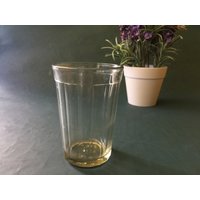Glas 200 Ml Facettiert, Vintage Glas, Seltenes Geschirr von WonderlandWarehouse