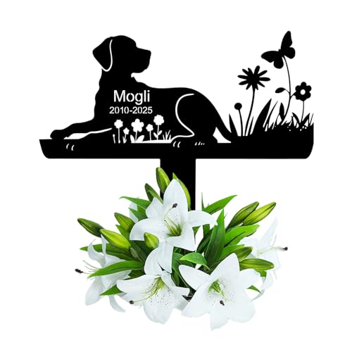 Wondramble Grabstein Hund für Draußen,grabschmuck Hund wetterfest,gartenstecker,gedenktafel,Edelstahl grabstecker personalisiert Wondramble Grabstein Hund für Draußen,grabschmuck Hund wetterfest,gartenstecker,gedenktafel,Edelstahl grabstecker personalisiert von Wondramble