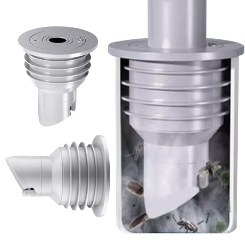 Wondsea 2 Stücke 35-40 mm Waschmaschinen Rohrdichtungsset,Abflussschlauch Dichtung mit Silikonkappe,Rohrverschluss zum Schutz vor Geruch&Fremdkörpern von Wondsea