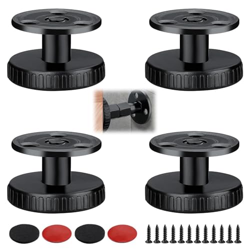 Wondsea 4PCS Verstellbarer Gerätefüße,27–40mm möbelfüße verstellbar,Verstellbarer Gerätefüße 2 Installationsarten,kann gebohrt oder Selbstklebend Sein, mit kratzfestem Nivellierfüße von Wondsea
