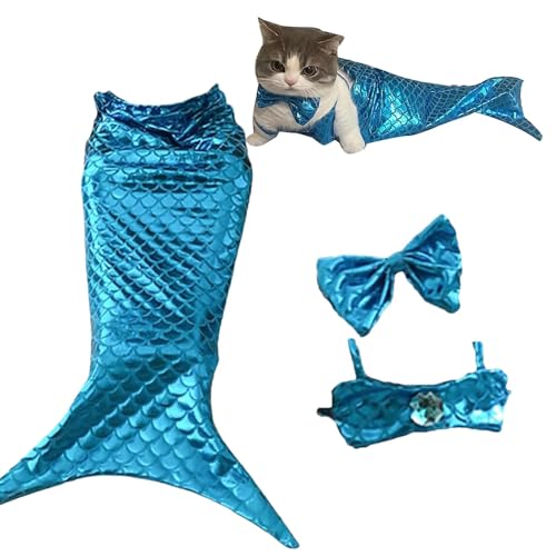 Cat Mermaid Costume, Katzen Meerjungfrauen Kostüm, Kleinen Hund Meerjungfrauen Kleidung, Halloween Kostüme Einzigartiges Hunde Outfit, Katze Meerjungfrau Bequeme Fischschwanz Kleidung Cat Mermaid Costume, Katzen Meerjungfrauen Kostüm, Kleinen Hund Meerjungfrauen Kleidung, Halloween Kostüme Einzigartiges Hunde Outfit, Katze Meerjungfrau Bequeme Fischschwanz Kleidung von Wonsfuleu