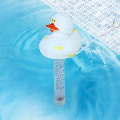 Schwimmende Pool Thermometer, Enten Pool Temperatur Anzeige, Pool Temperatur Messer, Leicht Ablesbares Wasser Temperatur Messgerät Mit Schnur, Temperaturanzeige Für Außen Und Innenschwimmbäder Schwimmende Pool Thermometer, Enten Pool Temperatur Anzeige, Pool Temperatur Messer, Leicht Ablesbares Wasser Temperatur Messgerät Mit Schnur, Temperaturanzeige Für Außen Und Innenschwimmbäder von Wonsfuleu