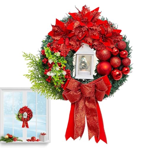 Wonsfuleu Christoph Außenbeleuchtet 40 cm | Innenbereich Mit Schleife | Weihnachtsdeko Für Winterurlaub Kamin Fenster Schrank Auto Innenbereich Wonsfuleu Christoph Außenbeleuchtet 40 cm | Innenbereich Mit Schleife | Weihnachtsdeko Für Winterurlaub Kamin Fenster Schrank Auto Innenbereich von Wonsfuleu