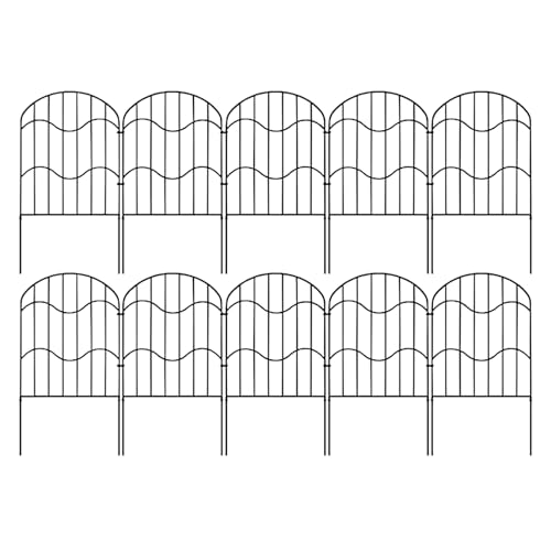Wonsfuleu Dekorative Zäune, 3,3 M X 33 Cm X 61 Cm Rostfreier Metall Gartenzaun Beetumrandung, 10x Temporäre Abtrennung Für Haustierbereich Rasen Terrasse Blumenbeet Garten Landschaftsbau Wonsfuleu Dekorative Zäune, 3,3 M X 33 Cm X 61 Cm Rostfreier Metall Gartenzaun Beetumrandung, 10x Temporäre Abtrennung Für Haustierbereich Rasen Terrasse Blumenbeet Garten Landschaftsbau von Wonsfuleu