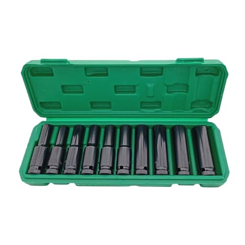Wonsfuleu Drive Socket Set, Tragbares Antriebs-Kit, Langlebiges Verstellbares Steckschlüsselwerkzeug Für Werkstatt Und Kfz-Reparatur von Wonsfuleu