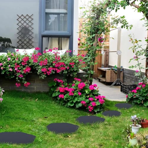 Wonsfuleu Garten Trittsteine Set, Dekorative Wegplatten, Mit Bodenhaken Für Gehweg Garten Pool Terrasse Außenbereich Wonsfuleu Garten Trittsteine Set, Dekorative Wegplatten, Mit Bodenhaken Für Gehweg Garten Pool Terrasse Außenbereich von Wonsfuleu