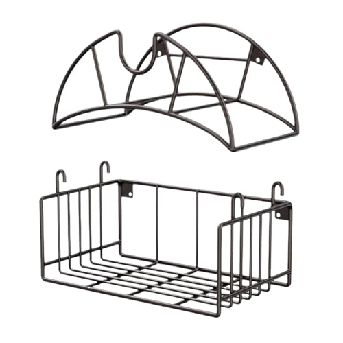 Wonsfuleu Gartenschlauch Wandhalter - Wasserschlauch Aufhängung Wandmontage - Metall Schlauchhalter Lagerung Für Wasser Draußen Pool Garten Garage Wonsfuleu Gartenschlauch Wandhalter - Wasserschlauch Aufhängung Wandmontage - Metall Schlauchhalter Lagerung Für Wasser Draußen Pool Garten Garage von Wonsfuleu