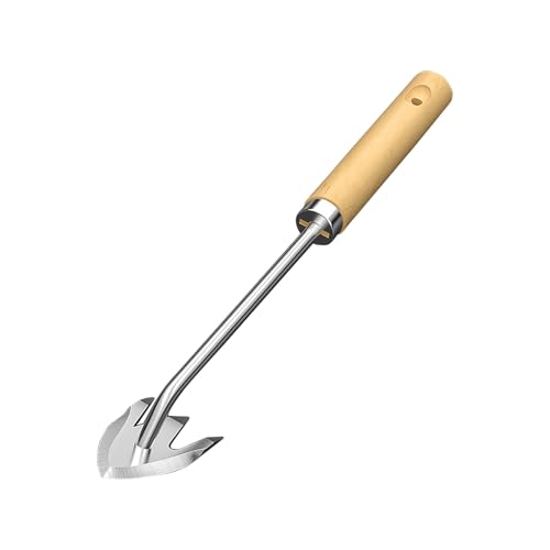 Wonsfuleu Grass Remover Tool, Rostfreier Unkrautstecher, Doppelkantiges Grabegerät Für Rasen Garten Farm Gemüsebeet Mit Robuster Bauweise Wonsfuleu Grass Remover Tool, Rostfreier Unkrautstecher, Doppelkantiges Grabegerät Für Rasen Garten Farm Gemüsebeet Mit Robuster Bauweise von Wonsfuleu