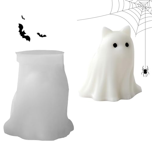 Wonsfuleu Halloween Geist Silikon Kerzenform,3D Halloween Formen | Zubehör Für Bastelprojekte Mit Epoxidharz Schimmeln Zur Herstellung Von Seifen Gips Wonsfuleu Halloween Geist Silikon Kerzenform,3D Halloween Formen | Zubehör Für Bastelprojekte Mit Epoxidharz Schimmeln Zur Herstellung Von Seifen Gips von Wonsfuleu