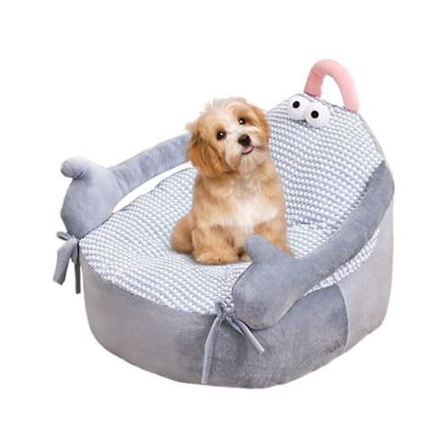 Wonsfuleu Katzenbett Couch,Beruhigendes Bett Für Welpe Und Kätzchen - Kuschelmöbel Mit Beruhigender Und Wärmender Schlaffunktion, Weiches Nest Für Transportbox, Innen, Außen, Terrasse, Schlafzimmer von Wonsfuleu