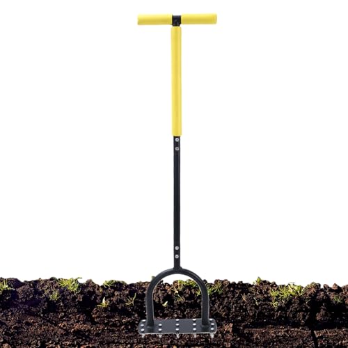 Wonsfuleu Rasenbelüfter Werkzeug - Manuelle Rasenbelüftung mit Lüftungsstacheln - Gartenbelüfter Mit Breiter Trittfläche Für Landschaftsbau, Landwirtschaft Und Bodenbearbeitung Wonsfuleu Rasenbelüfter Werkzeug - Manuelle Rasenbelüftung mit Lüftungsstacheln - Gartenbelüfter Mit Breiter Trittfläche Für Landschaftsbau, Landwirtschaft Und Bodenbearbeitung von Wonsfuleu