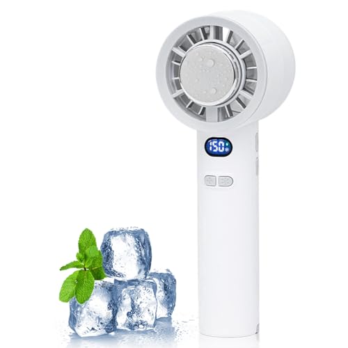 Wonsfuleu Tragbare Handlüfter,Persönlicher Kühllüfter Für Unterwegs - Verstellbarer Ventilator Mit LED-Anzeige Hohe Geschwindigkeit Für Outdoor Reisen Zubehör Wonsfuleu Tragbare Handlüfter,Persönlicher Kühllüfter Für Unterwegs - Verstellbarer Ventilator Mit LED-Anzeige Hohe Geschwindigkeit Für Outdoor Reisen Zubehör von Wonsfuleu