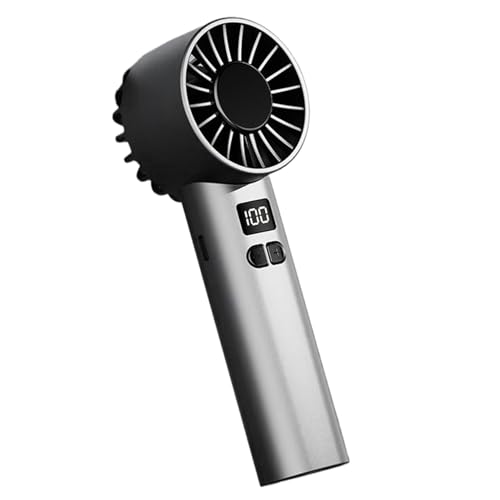 Wonsfuleu Tragbarer Handventilator, Tragbarer Handventilator, Digitales Display Wiederaufladbares Kühlgerät Leiser Luftkühler mit 100 Geschwindigkeitsstufen für Schreibtisch Wonsfuleu Tragbarer Handventilator, Tragbarer Handventilator, Digitales Display Wiederaufladbares Kühlgerät Leiser Luftkühler mit 100 Geschwindigkeitsstufen für Schreibtisch von Wonsfuleu