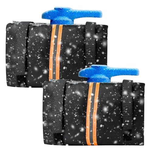 Wonsfuleu Wasserhahn Abdeckungen Für Winter,Wasserdichte & Frostsichere Außenabdeckung - 2 Stücke Socken Wiederverwendbar Wasserdicht Für Gartenbewässerung Hof Camping Frostgefährdet Bereich Wonsfuleu Wasserhahn Abdeckungen Für Winter,Wasserdichte & Frostsichere Außenabdeckung - 2 Stücke Socken Wiederverwendbar Wasserdicht Für Gartenbewässerung Hof Camping Frostgefährdet Bereich von Wonsfuleu