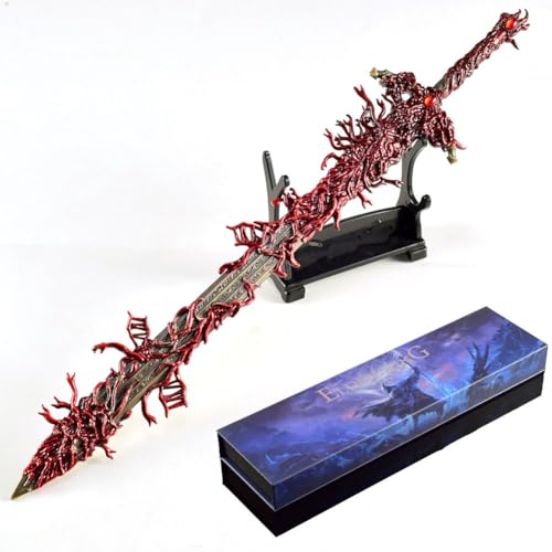 Wonsunte Elden Ring-Modell, 30 Cm/11,8 Zoll Blasphemous Blade-Modelle Mit Box Spiele-Requisiten-Kollektion Schreibtisch-Ornamente Spiele-Erinnerungsstücke Gamer-Sammler Wonsunte Elden Ring-Modell, 30 Cm/11,8 Zoll Blasphemous Blade-Modelle Mit Box Spiele-Requisiten-Kollektion Schreibtisch-Ornamente Spiele-Erinnerungsstücke Gamer-Sammler von Wonsunte