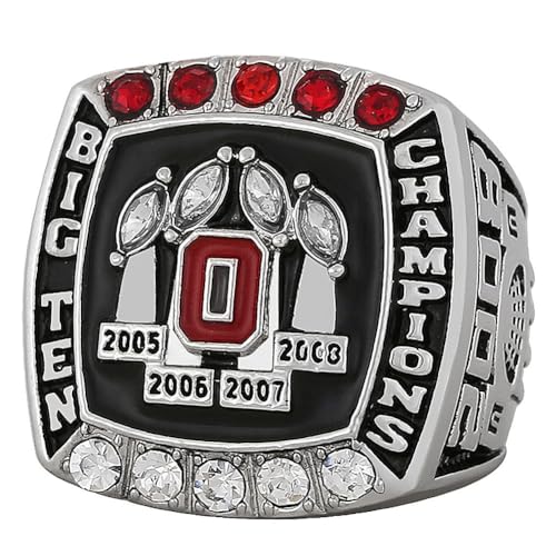 Wonsunte OSU National Championship Ring Football Champions Ringe Kollektionen Mit Etui Gewinnerpreis Preis Rugby-Sportfans Alumni Freunde von Wonsunte