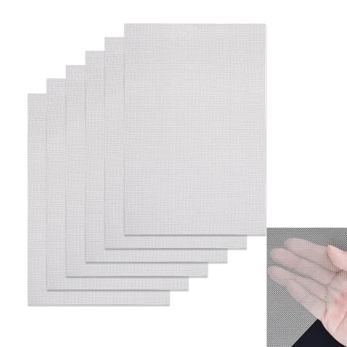 6 Stück Drahtgitter Feinmaschig,30 x 21cm Drahtgeflecht Edelstahl Wire Mesh,304 Edelstahl Drahtgewebe,Feinmaschig Gitter Lüftungsgitter,Maschendraht für Insektenschutzgitter Mäusegitter Filternetz von Wonuante