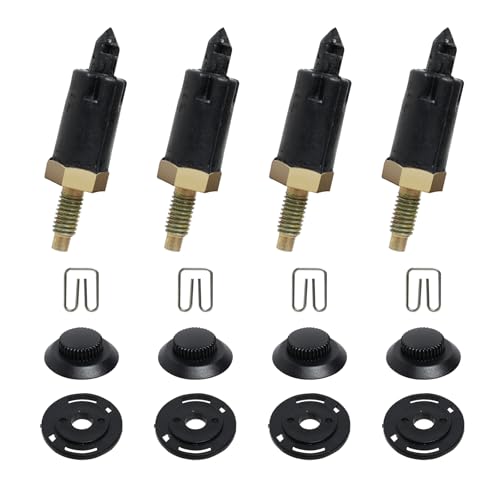 4 Befestigungssätze Motorabdeckung 2.0 HDI für Cit-roën Ber-lingo C4 C5 X-antia X-sara und Peu-geot 206 306 307 406 607 806, OEM Expert Kit mit Clips + Bolzen, kompatibel mit 0137F6 13711 von Wonvify