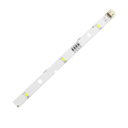 Wonvify 1 Stück LED-Leiste für Kühlschrank, kompatibel mit Modell E349766 MDDZ-162A, 1629348, DC12V 2W, LED-Licht mit Abdeckung, Weiß von Wonvify