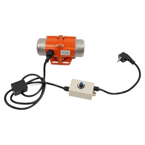 WooDerson Vibrationsmotor 1 Phase Asynchronous Vibrating Motor, 1500-3000 RPM, 220V Industrie Vibrationsmotor, Einphasenmotor Mehrzweckmotor für Bergbau, Metallurgie, Kohle (100W) von WooDerson