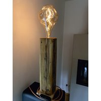 Hochwertige Balkenlampe | Stehlampe Holz Und Dimmbar von WooLightingDesign