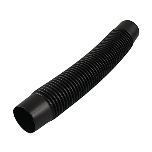 Wooauto 30cm schwarzer gewellter Luftauslassschlauch,Auto-PE-Schlauch Wellrohr Welldrahtrohr Flexibler Welldraht-Schutzschlauch für 46 mm Schnittstelle Auto Klimaanlagen Luftauslass,Schwarz von Wooauto