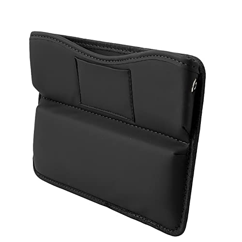 Wooauto Pu-Leder Autositz Gap Aufbewahrungsbox,Autositze Lückenfüller Autokonsole Seitentasche Autositz Aufbewahrungsbox Seat Gap Filler Car Seat Storage Box für Handys Brieftasche Münzschlüssel von Wooauto