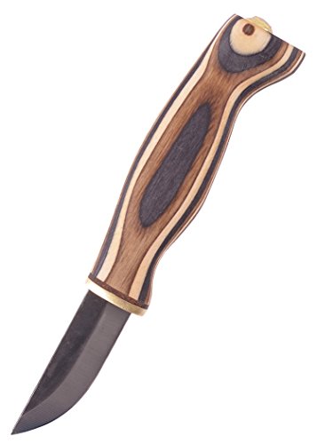 Wood-Jewel 23ZVP Kleines Zebraknife Zebra Messer mit verzierterter Scheide Jagdmesser Outdoormesser Ritter Mittelalter Survival ab 18 Jahren von Wood-Jewel