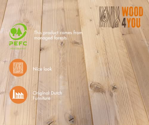 Wood4you - Eckschreibtisch - Vancouver Geröstetes Holz 200 x 180 cm von Wood4you