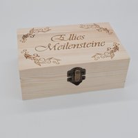 Personalisierte Holzschatulle Für Meilensteine Personalisierte Holzschatulle Für Meilensteine von WoodAndConcreteDE