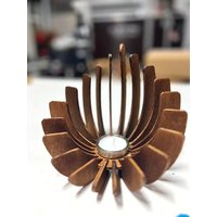 Teelicht-Kerzenhalter Lotusblüte - Aus Hochwertigem Pappelholz Inkl. Kerze Und Weck-Teelichtglas Einfach Zusammensteckbar Teelicht-Kerzenhalter Lotusblüte - Aus Hochwertigem Pappelholz Inkl. Kerze Und Weck-Teelichtglas Einfach Zusammensteckbar von WoodArtElements