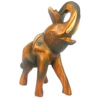 Handgemachte Holz Handgeschnitztschnitzen Stehenden Elefanten Stamm Bis Kunst Home Decor 9 "X 7" X 4" von WoodCarvingArt