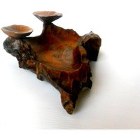 Natürliche Holz Schale Rustikal Treibholz Handarbeit Teak Kunst Wohnkultur/Zen-Kunst Geschenk Rustikalen Comicautor 11 "x 8"x4" von WoodCarvingArt