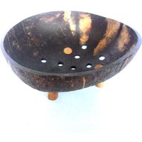 Natürliche Kokosnuss Shell Seife Schale Runde Von Hand Geschnitzt Handgefertigte Holz Schnitzen Home Art Dekor/Zen Kunst Geschenk 5 "x2, 25" von WoodCarvingArt